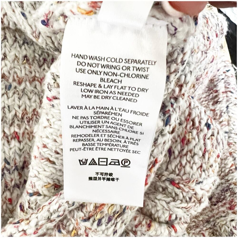 Anthropologie Pilcro Alani Mock Neck Sweater Size Small Multicolor - Picture 13 of 15